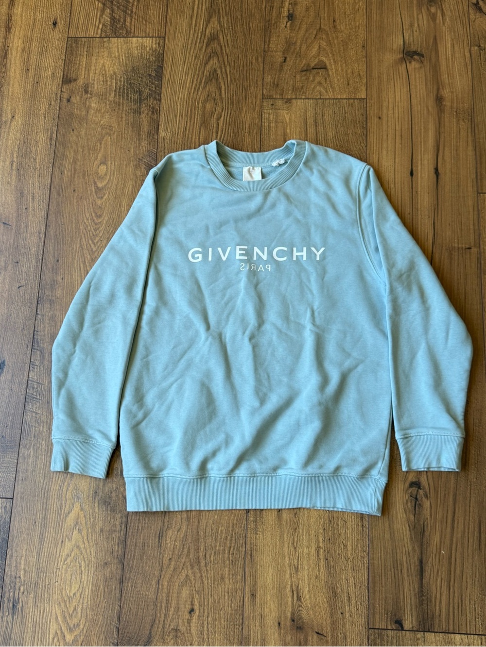 Givenchy Paris Kid's Light Blue Crewneck Sweatshirt